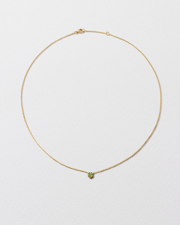 Roxanne First Tsavorite Clover Icon Necklace