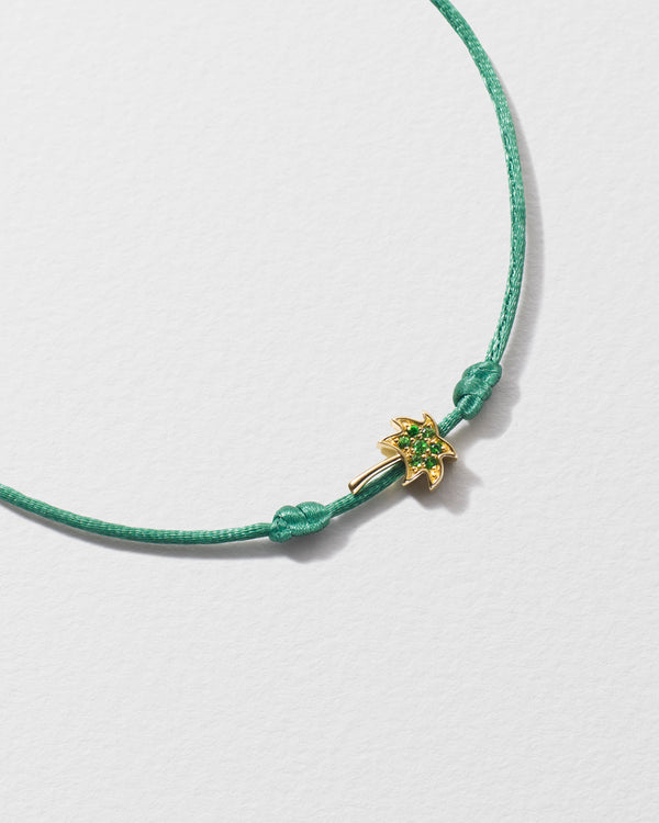 Roxanne First Tsavorite Palm Tree String Bracelet