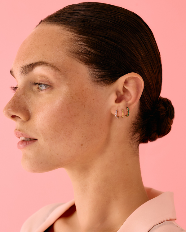 Roxanne First Yellow Sapphire Huggie Earring