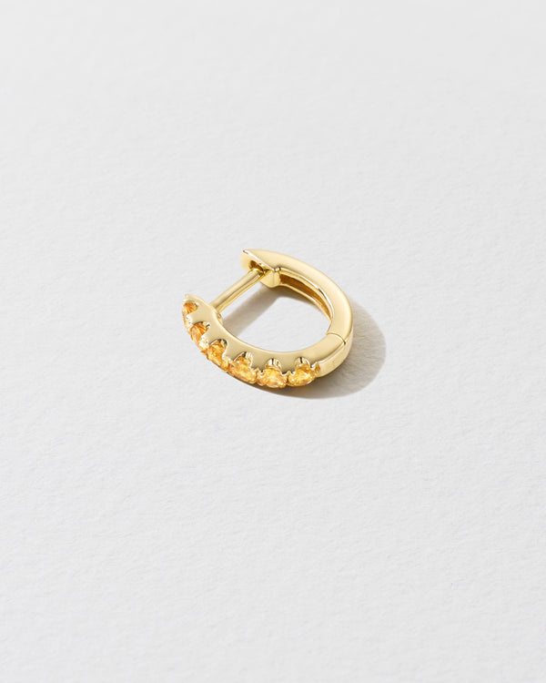 Roxanne First Yellow Sapphire Huggie Earring