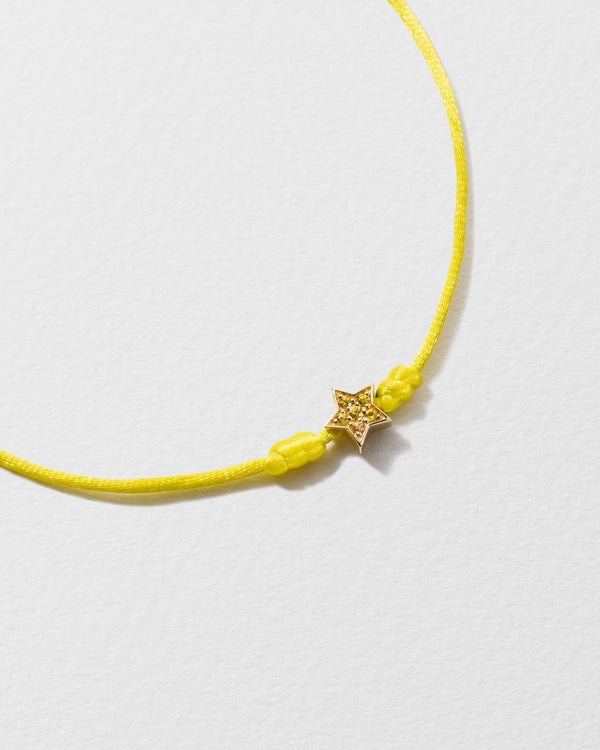 Roxanne First Yellow Sapphire Star String Bracelet