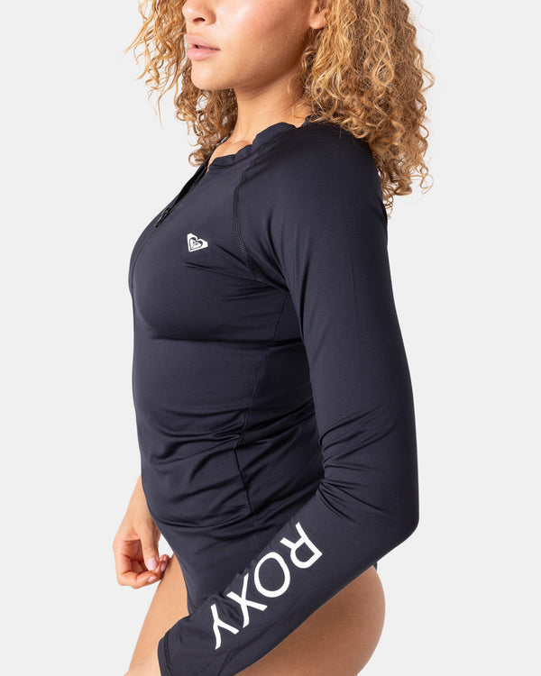 Roxy New Essentials Long Sleeve Zipped Lycra Rashguard