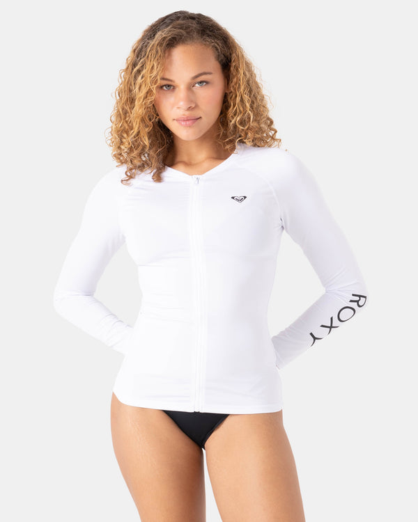 Roxy New Essentials Long Sleeve Zipped Lycra Rashguard
