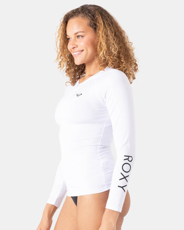 Roxy New Essentials Long Sleeve Zipped Lycra Rashguard