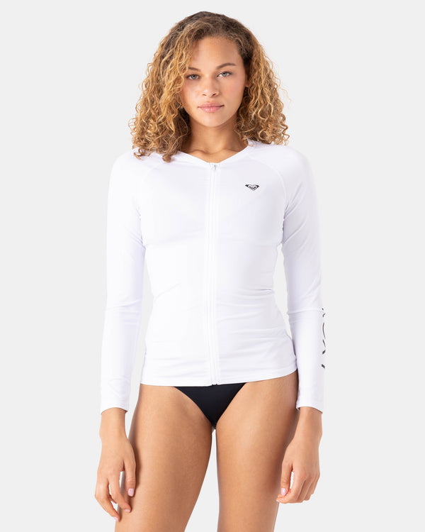 Roxy New Essentials Long Sleeve Zipped Lycra Rashguard