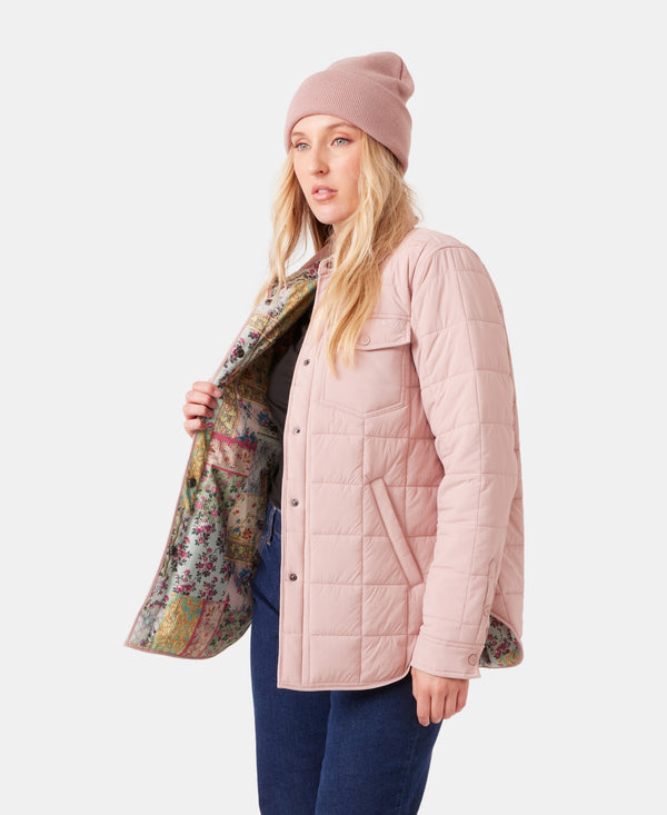 Roxy Alpine Quilted Shacket