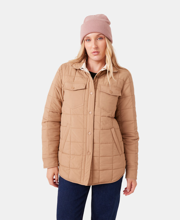 Roxy Alpine Quilted Shacket