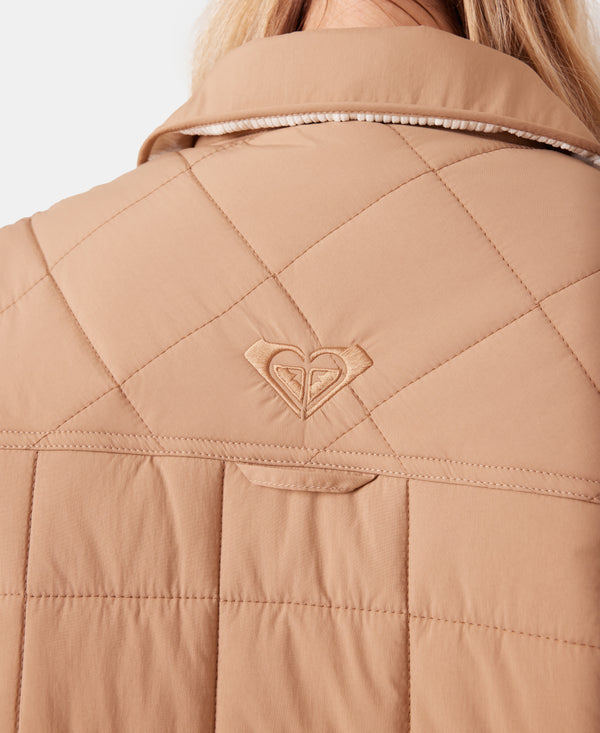 Roxy Alpine Quilted Shacket