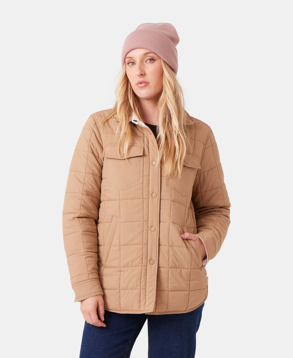 roxy Alpine Quilted Shacket
