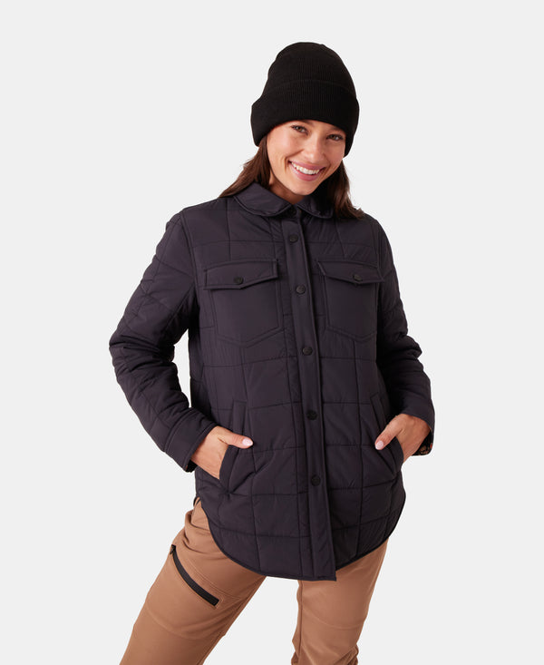 roxy Alpine Quilted Shacket