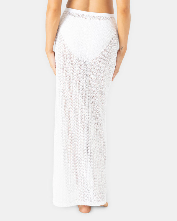 Roxy Crochet Pull On Maxi Skirt