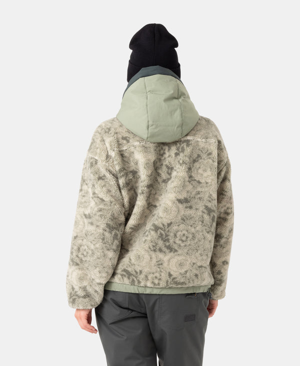 Roxy Everest Hooded Sherpa Jacket
