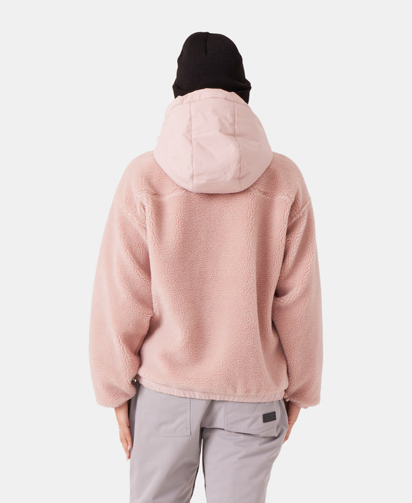 Roxy Everest Hooded Sherpa Jacket