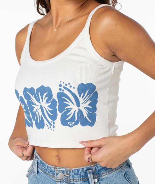 Roxy Flower Block Wanderer Tank