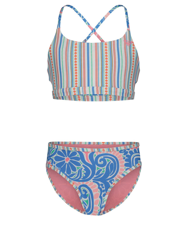 Roxy Girls' Cascais Rev Bikini Set