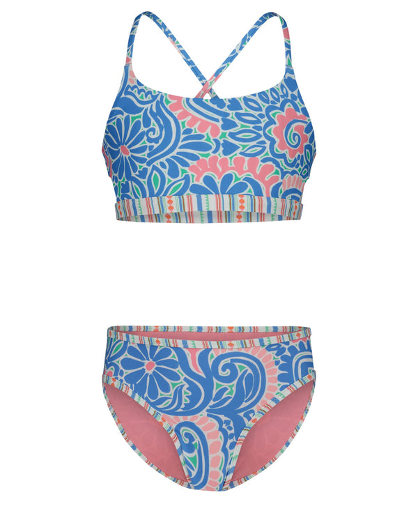 roxy Girls' Cascais Rev Bikini Set