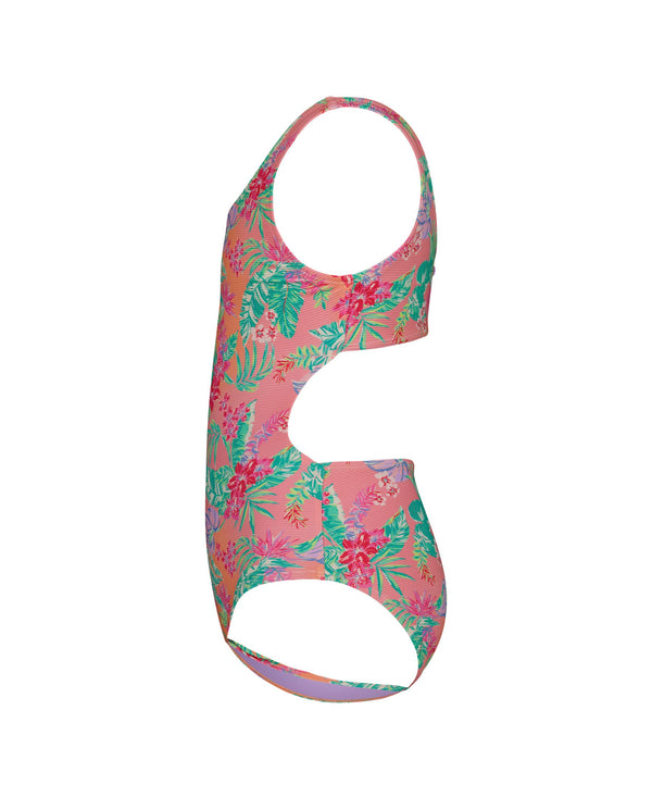 Roxy Girls' Coastal Breeze One Piece Swimsuit