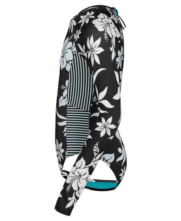 Roxy Girls' Oversized Floral Onesie Swimsuit