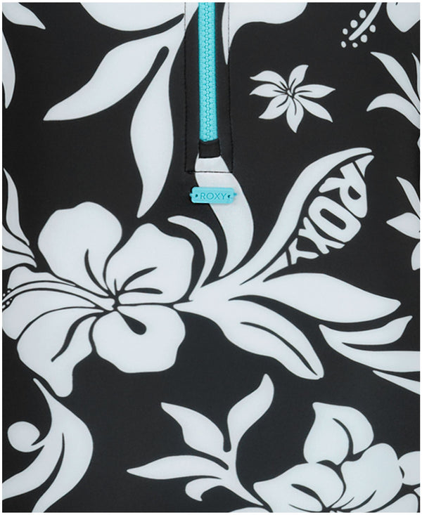 Roxy Girls' Oversized Floral Onesie Swimsuit