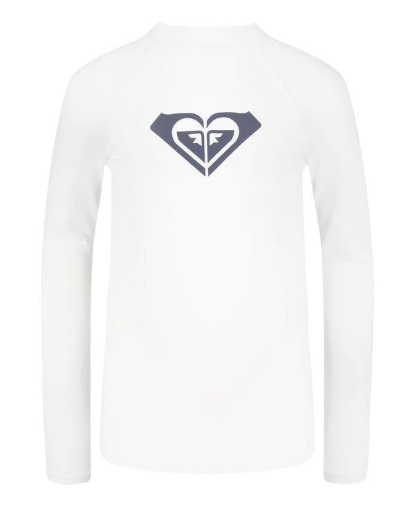 roxy Girls' Whole Hearted Long Sleeve Rashguard