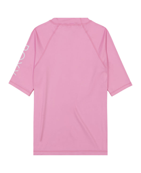 Roxy Girls' Whole Hearted Short Sleeve Rashguard
