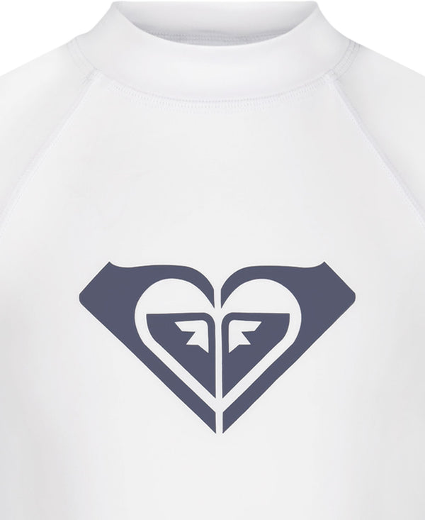 Roxy Girls' Whole Hearted Short Sleeve Rashguard