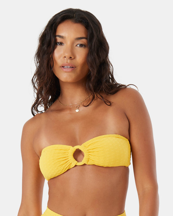 roxy Haleiwa Bandeau Bikini Top
