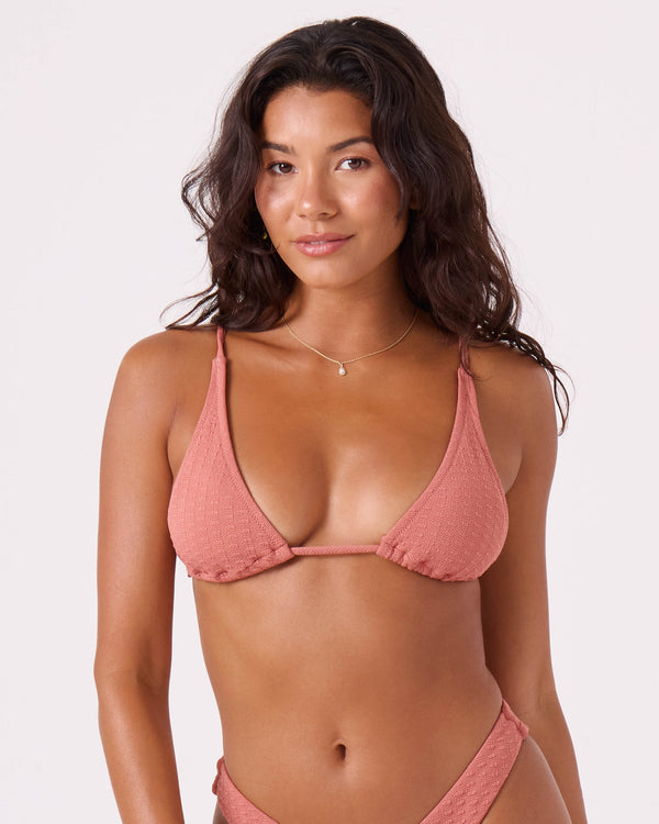 roxy Haleiwa Built Up Triangle Bikini Top