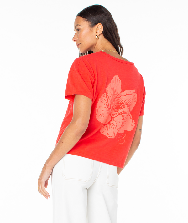 roxy Hibiscus Lover Tee