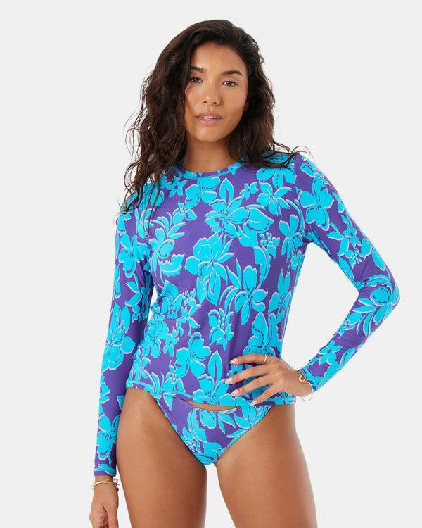 roxy Island Time Sea Skippin Rashguard