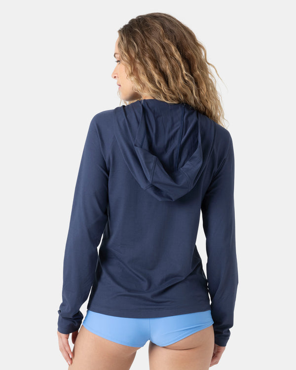 Roxy Long Sleeve Hoodie Zipped Rashguard