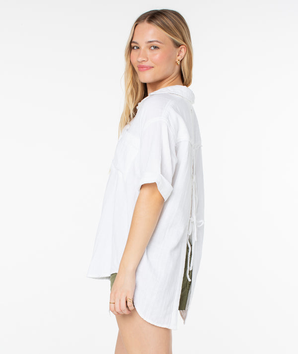 roxy Maile Tie Shirt