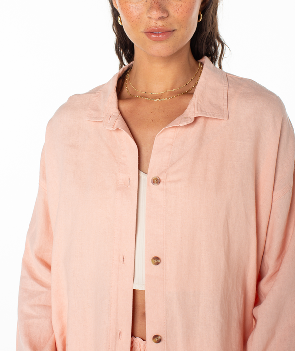 Roxy Morning Time Button Up