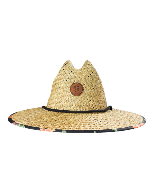 Roxy Pina To My Colada Straw Panama Hat