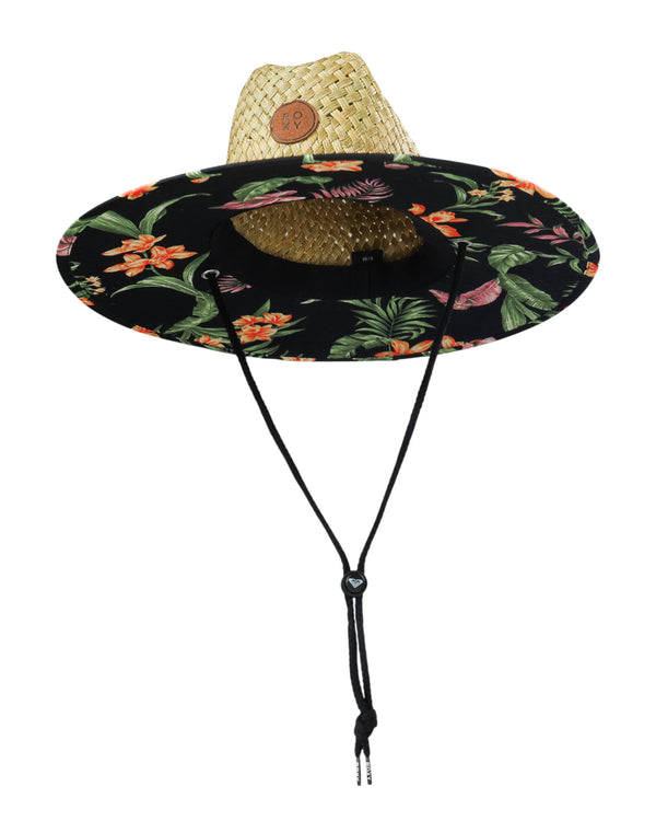 roxy Pina To My Colada Straw Panama Hat