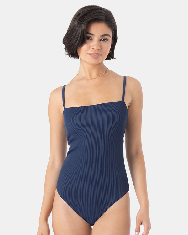 roxy Rib Roxy Love Bandeau One Piece Swimsuit