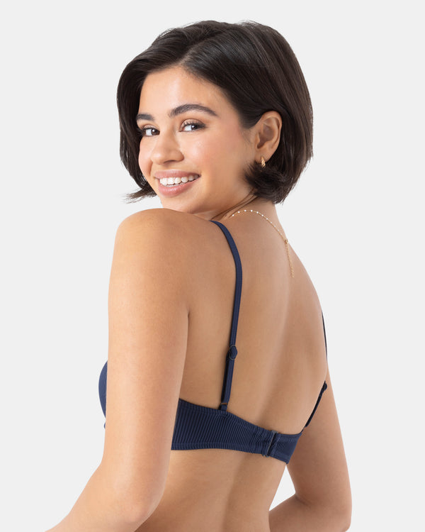 Roxy Rib Roxy Love Knot Bralette Bikini Top