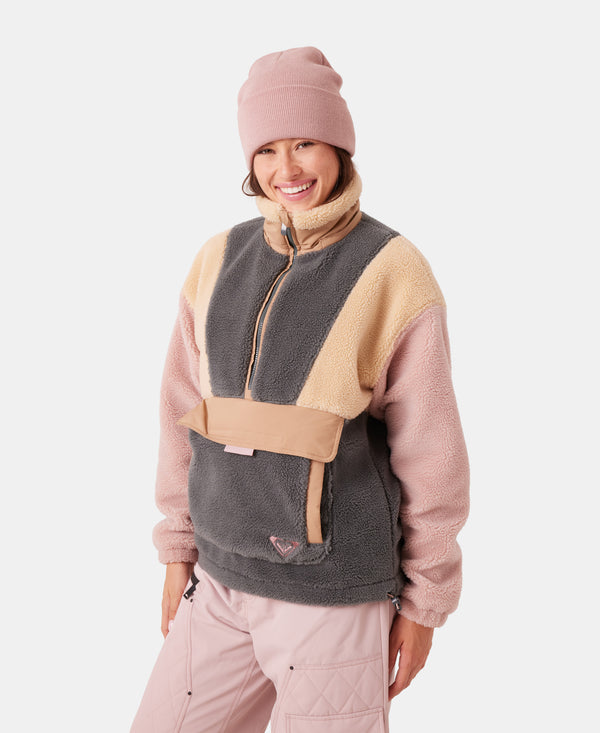 Roxy Rita Half Zip Sherpa Anorak