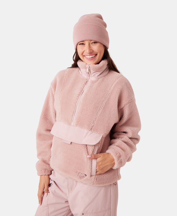 Roxy Rita Half Zip Sherpa Anorak