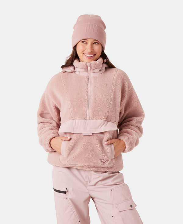 Roxy Rita Half Zip Sherpa Anorak