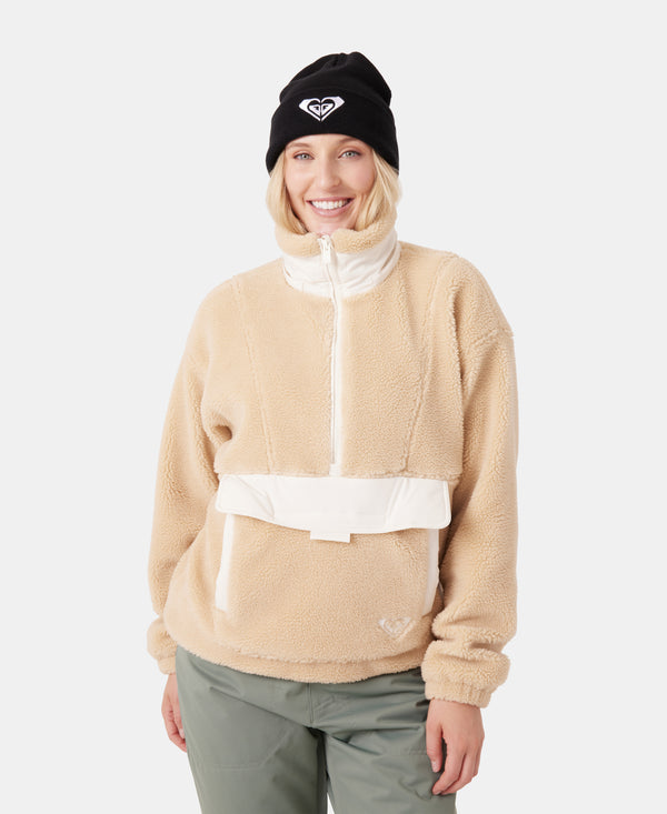 Roxy Rita Half Zip Sherpa Anorak