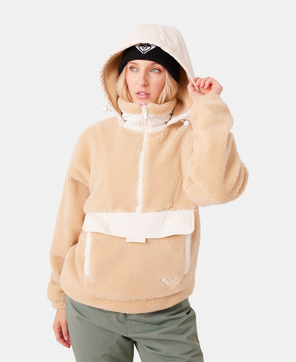 Roxy Rita Half Zip Sherpa Anorak