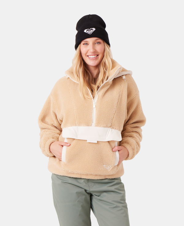 roxy Rita Half Zip Sherpa Anorak