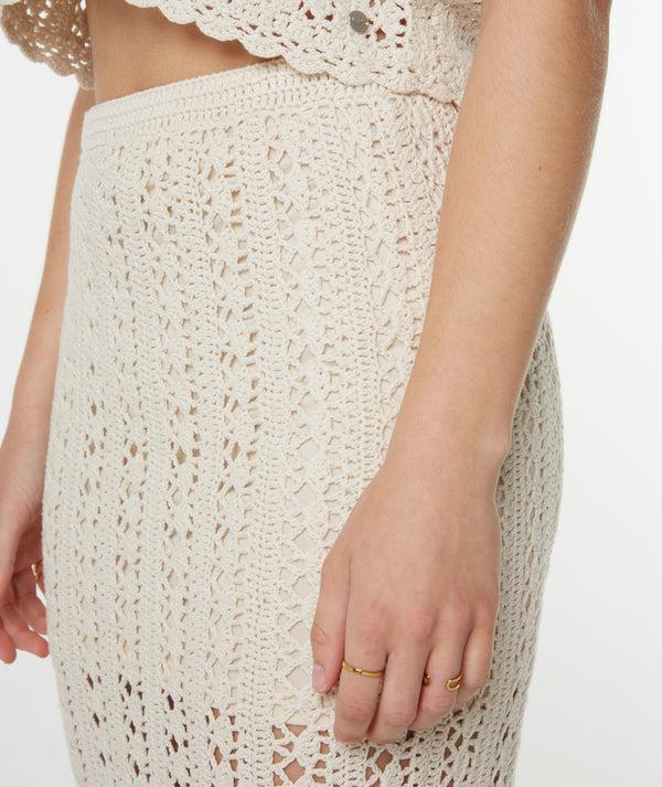 Roxy Sea Swirl Crochet Skirt