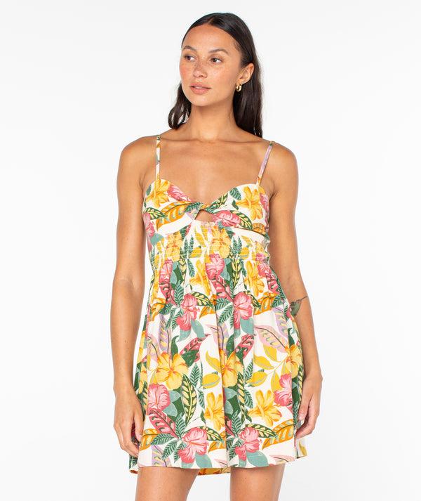 Roxy Sunrise Vibes Linen Dress
