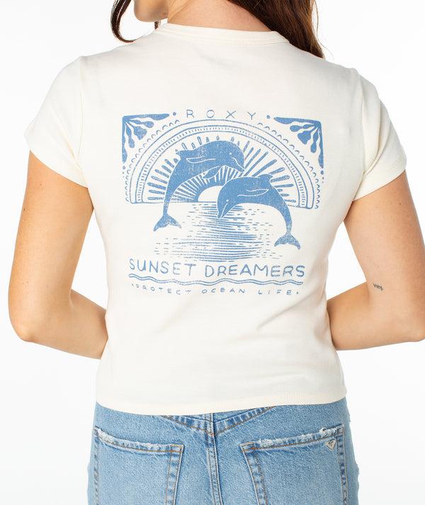 Roxy Sunset Dreams 90's Baby Tee