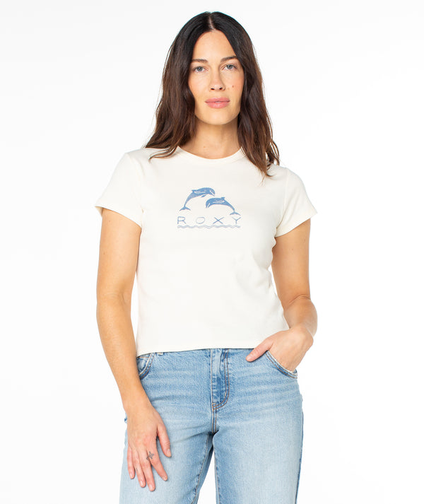 roxy Sunset Dreams 90's Baby Tee