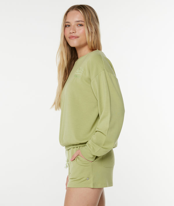 Roxy Surfing By Moonlight Crewneck