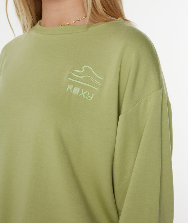 Roxy Surfing By Moonlight Crewneck