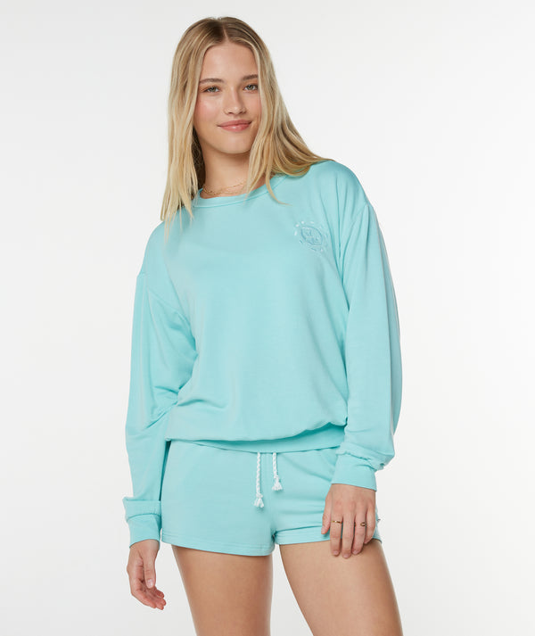 roxy Surfing by Moonlight Crewneck
